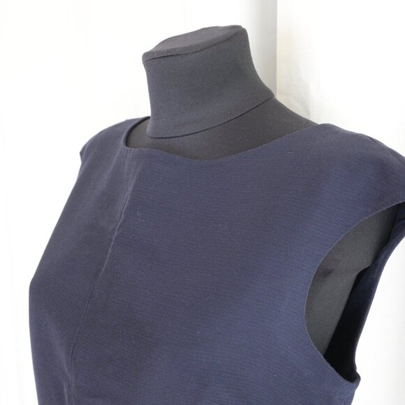 Elegant Navy Blue Dress - Picture 5 of 7